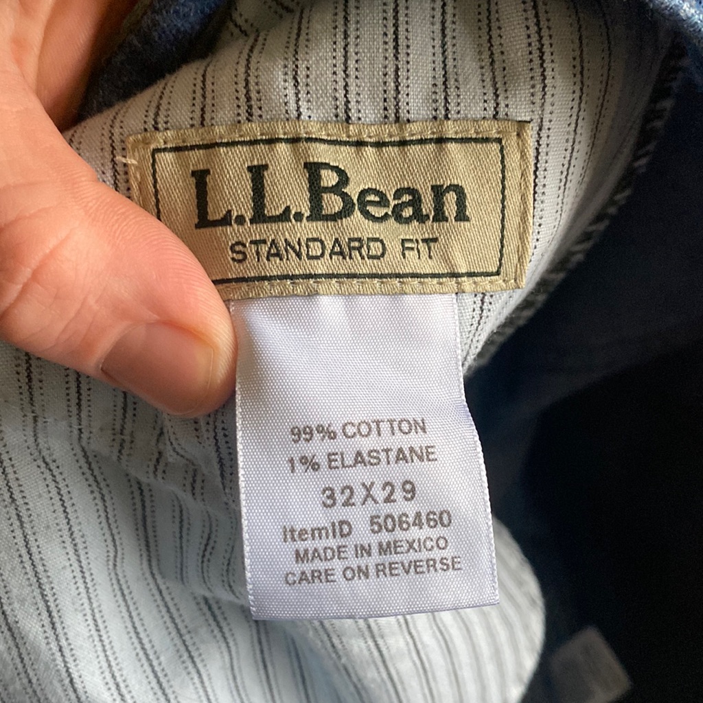 Llbean Pants Size 32 Waist 29 Length. Standard Fit - Worn Only A Few Times.